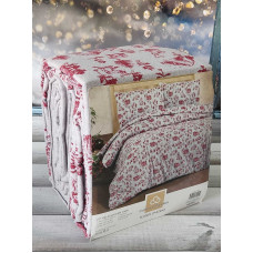 41849 фланелева постіль, євро розмір. Cotton collection Туреччина