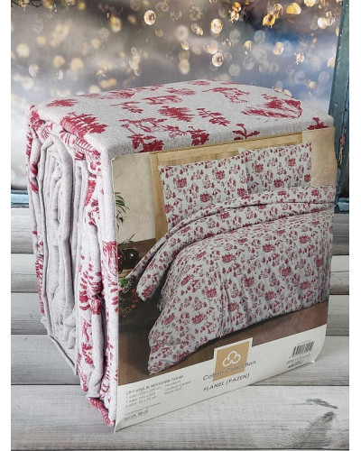 Комплекти постільної білизни Cotton collection Туреччина  Євро Бавовна ST5120 купити у Postel.biz.ua