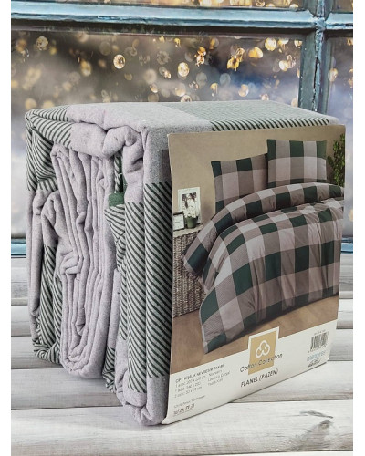 Комплекти постільної білизни Cotton collection Туреччина  Євро Бавовна ST5117 купити у Postel.biz.ua