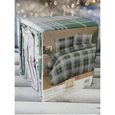 41899 фланелева постіль, євро розмір. Cotton collection Туреччина