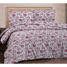 41848 полуторна фланелева постіль. Cotton collection Туреччина