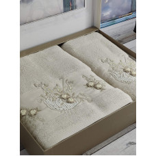 Pupilla 2в1 Elanur Zontik gri пеньє рушники.Туреччина.