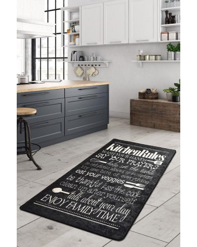 Коврики Belizza Туреччина  140х190  ST140*190 KITCHEN SIYAH купити у Postel.biz.ua