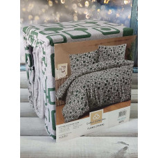 41898 фланелева постіль, євро розмір. Cotton collection Туреччина