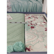 Mint літнія постільна білизна з покривалом. Бавовна. First class Туреччина