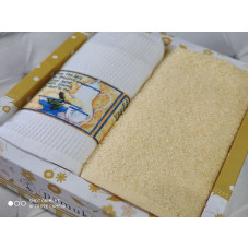 Pamukoren yellow набір рушників 2в1 см.