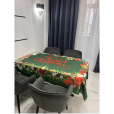 СТ.Новорічна скатертина 150х215см. Поліестер. Туреччина.