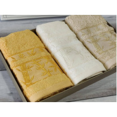 Pupilla Elit koyu krem см., 3в1. Бамбукові рушники.