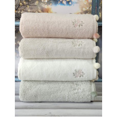 Sila flowers 4в1 пенье см., рушники з помпонами. Pupilla Туреччина