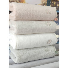 Sila flowers 4в1 пенье см., рушники з помпонами. Pupilla Туреччина