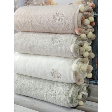 Sila flowers 4в1 пенье см., рушники з помпонами. Pupilla Туреччина