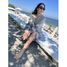 Жіночій бавовняний халат. Розмір S-M. 9953