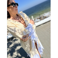 Жіночій бавовняний халат. Розмір S-M. 9955