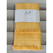 Nile yellow вафельні рушники банне + обличча. Туреччина.