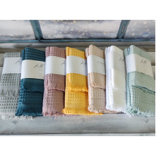 Nile yellow вафельні рушники банне + обличча. Туреччина.