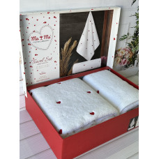 Mame kalp набір 2в1 махрові рушники. Туреччина.