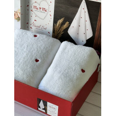 Mame kalp набір 2в1 махрові рушники. Туреччина.