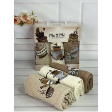 Mame cofe 3в1 Махрові рушники см. Бавовна. Туреччина. (42825555)