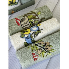 Mame olive 3в1 Махрові рушники см. Бавовна. Туреччина. (42825557)
