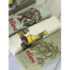 Mame olive 3в1 Махрові рушники см. Бавовна. Туреччина. (42825558)