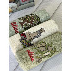 Mame olive 3в1 Махрові рушники см. Бавовна. Туреччина. (42825558)
