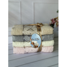 Mame nokta см., 4 шт/уп. Рушники. Бавовна. (5299-nokta)