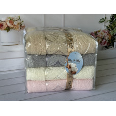 Mame nokta см., 4 шт/уп. Рушники. Бавовна. (5299-nokta)