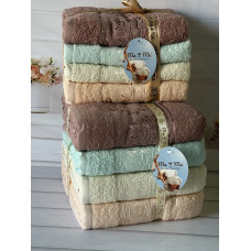 Mame yaprak см., 4 шт/уп. Рушники. Бавовна. (5499-ypr)