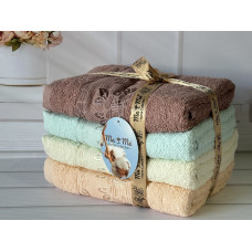 Mame yaprak см., 4 шт/уп. Рушники. Бавовна. (5499-ypr)