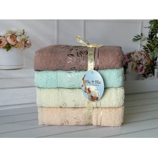 Mame yaprak см., 4 шт/уп. Рушники. Бавовна. (5498-ypr)