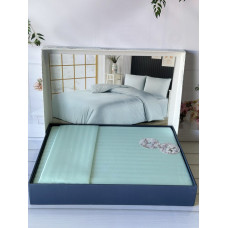 розмір. Постільна білизна. Однотонний в полоску (страйп) Поликотон. Happy cotton Туреччина 04