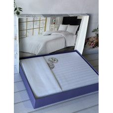 розмір. Постільна білизна. Однотонний в полоску (страйп) Поликотон. Happy cotton Туреччина 05