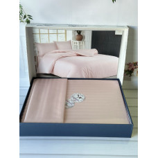 розмір. Постільна білизна. Однотонний в полоску (страйп) Поликотон. Happy cotton Туреччина 07