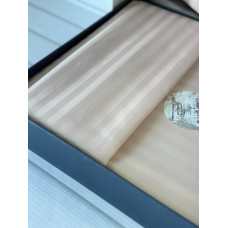 розмір. Постільна білизна. Однотонний в полоску (страйп) Поликотон. Happy cotton Туреччина 07