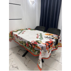 СТ.Новорічна скатертина 150х215см. Поліестер. Туреччина.