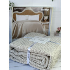 Zeynep bej в'язаний акріловий плед. Romeo Home Туреччина.