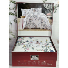 Bell flowers pembe фланелева постіль.  розмір. Romeo Туреччина.