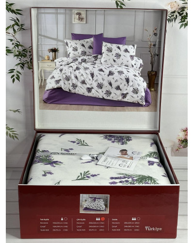 Lavender mor фланелева постіль.  розмір. Romeo Туреччина.