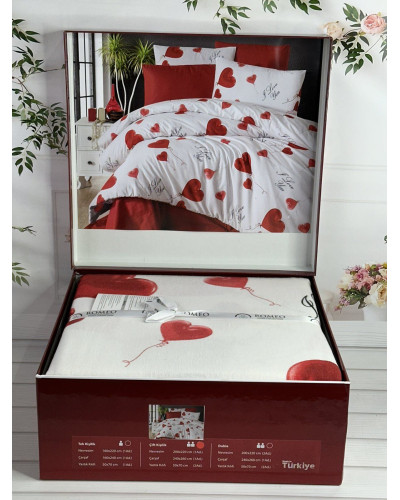 Love you фланелева постіль.  розмір. Romeo Туреччина.