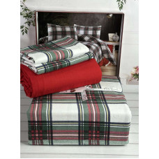 Square yesil фланелева постіль.  розмір. Romeo Туреччина.