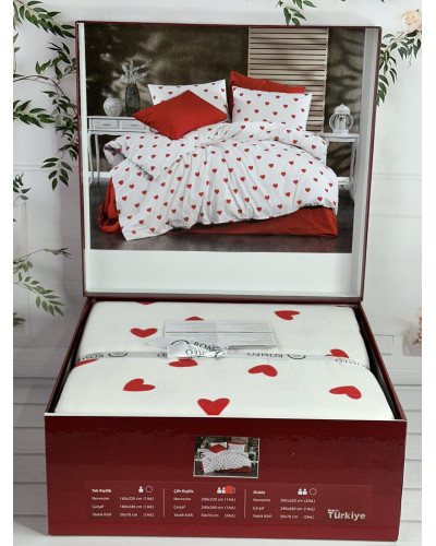 Heart  розмір. Фланелева постільна білизна. Romeo Туреччина.