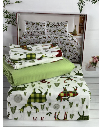 Mark yesil  розмір. Фланелева постільна білизна. Romeo Туреччина.