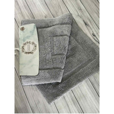 Kvadrat gri. Килимки в ванну кімнату 2в1. Pammuks Collection Туреччина