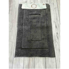 Kvadrat antrasit. Килимки в ванну кімнату 2в1. Pammuks Collection Туреччина