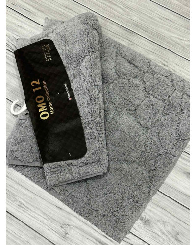 Tas gri. Килимки в ванну кімнату 2в1. Omo home Туреччина