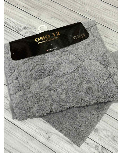 Tas gri. Килимки в ванну кімнату 2в1. Omo home Туреччина