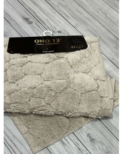 Tas bej. Килимки в ванну кімнату 2в1. Omo home Туреччина