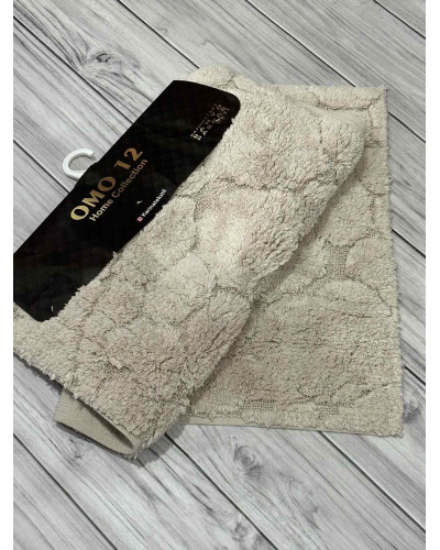 Tas bej. Килимки в ванну кімнату 2в1. Omo home Туреччина
