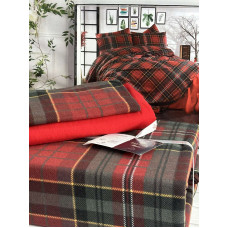 Red rose  розмір. Фланелева постільна білизна. BELIZZA Туреччина.