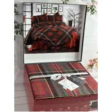 Red rose  розмір. Фланелева постільна білизна. Бавовна.BELIZZA